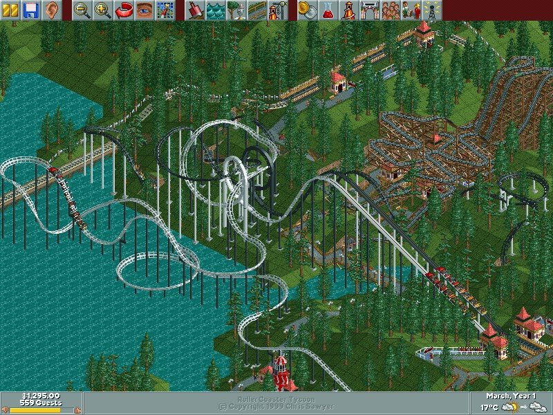 RollerCoaster Tycoon, um jogo desenvolvido em Assembly